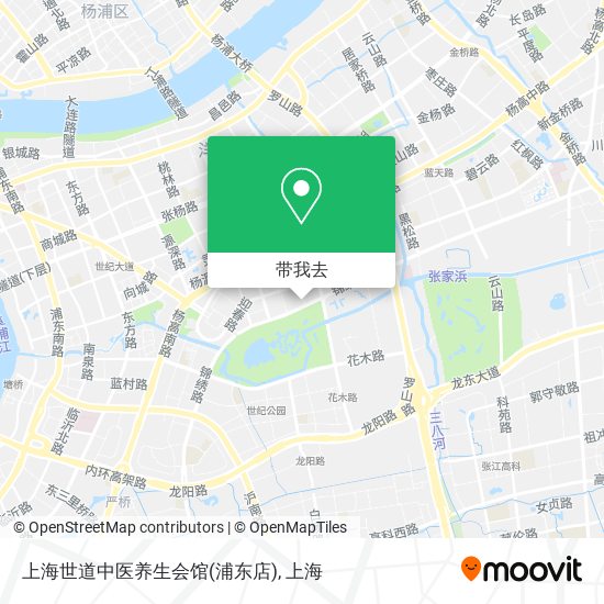 上海世道中医养生会馆(浦东店)地图