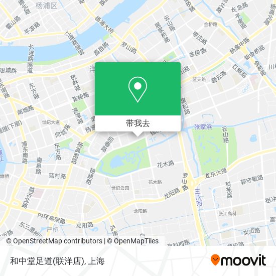 和中堂足道(联洋店)地图