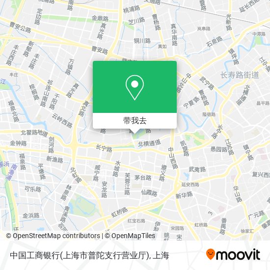 中国工商银行(上海市普陀支行营业厅)地图