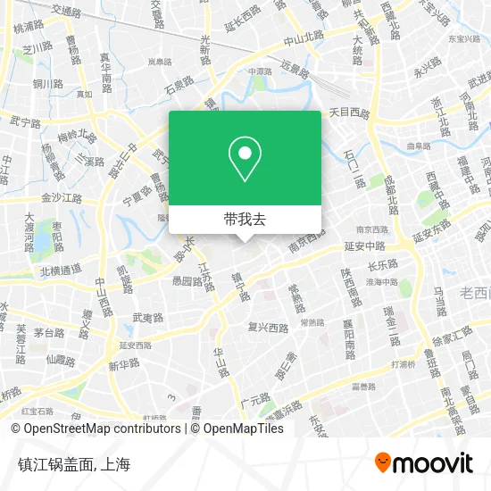 镇江锅盖面地图