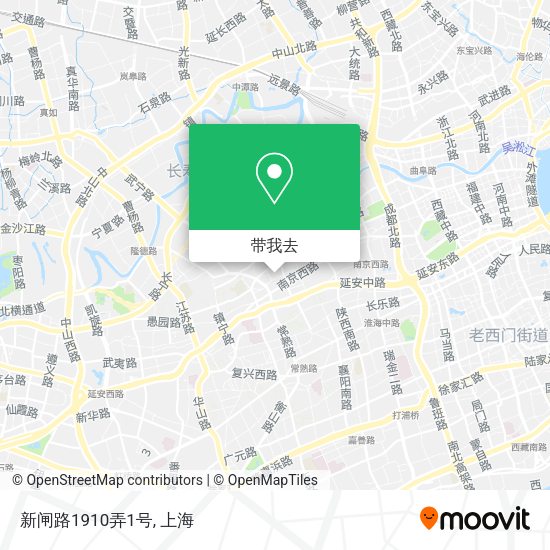 新闸路1910弄1号地图