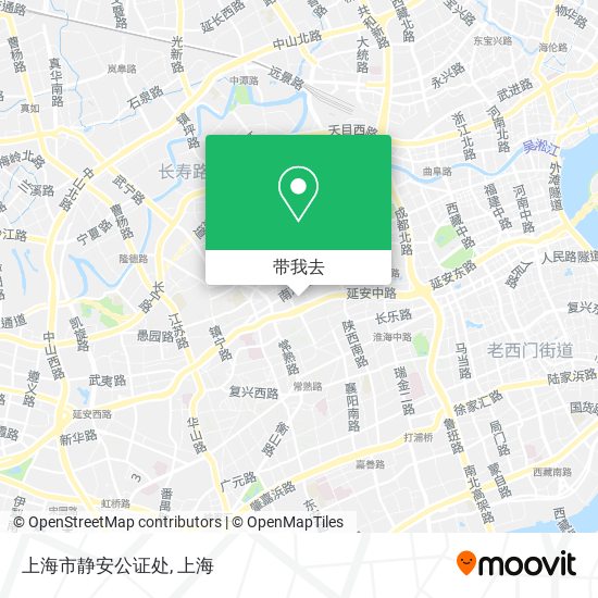 上海市静安公证处地图