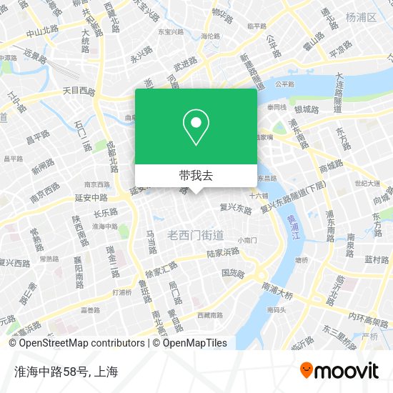 淮海中路58号地图