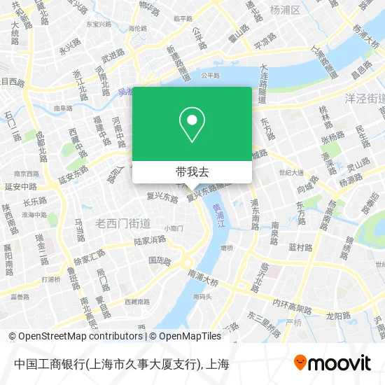 中国工商银行(上海市久事大厦支行)地图