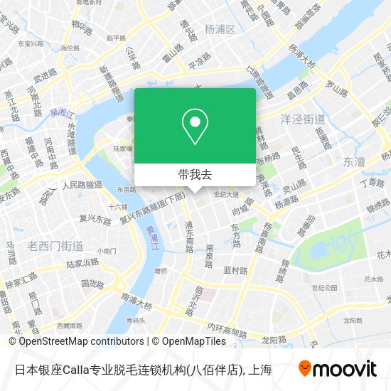 日本银座Calla专业脱毛连锁机构(八佰伴店)地图