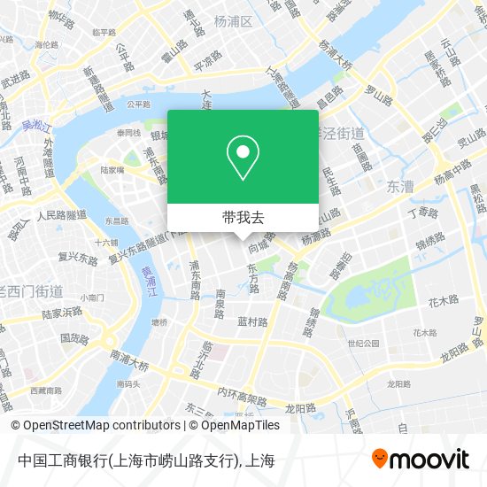 中国工商银行(上海市崂山路支行)地图