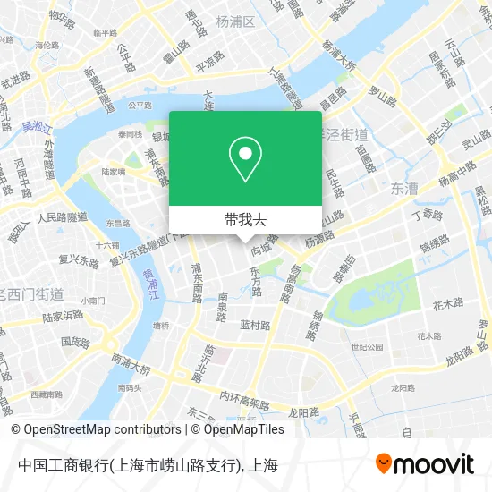 中国工商银行(上海市崂山路支行)地图