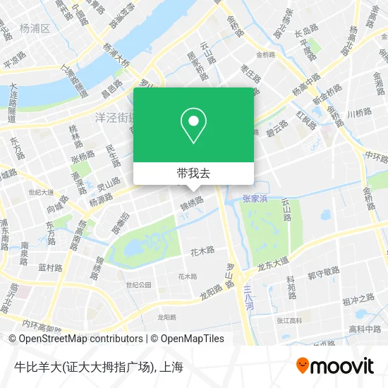 牛比羊大(证大大拇指广场)地图