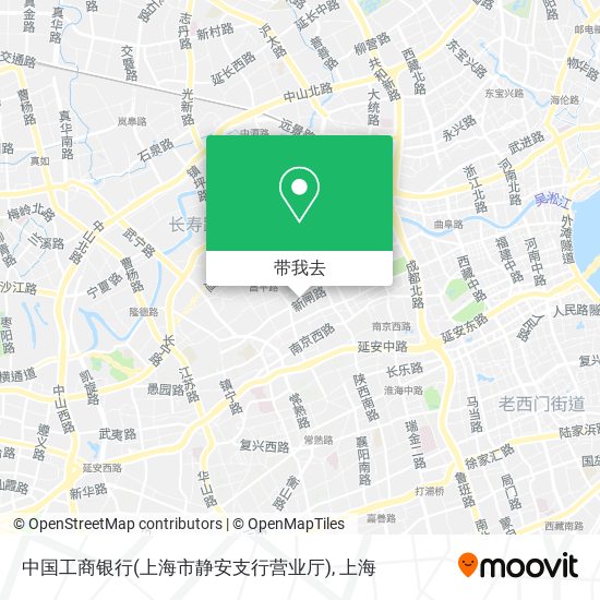 中国工商银行(上海市静安支行营业厅)地图