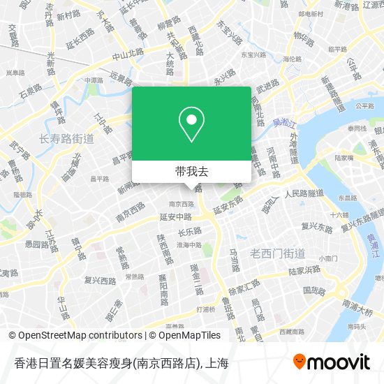 香港日置名媛美容瘦身(南京西路店)地图