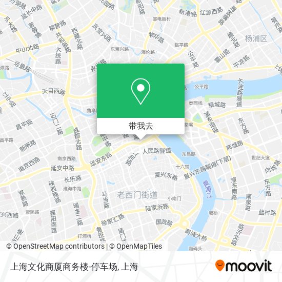 上海文化商厦商务楼-停车场地图