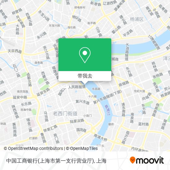 中国工商银行(上海市第一支行营业厅)地图
