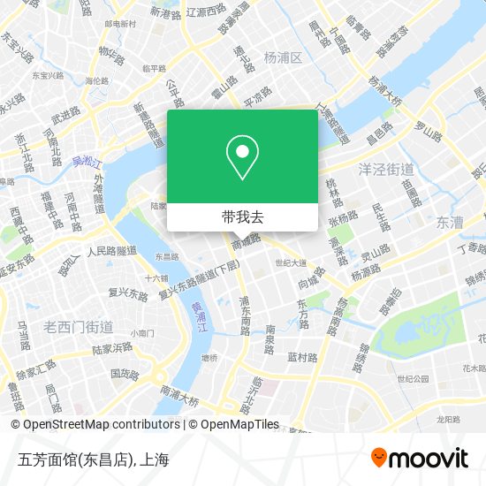 五芳面馆(东昌店)地图