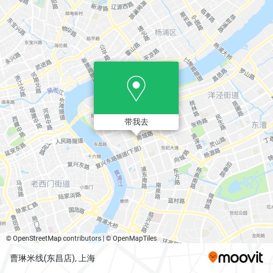 曹琳米线(东昌店)地图