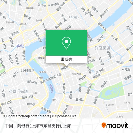 中国工商银行(上海市东昌支行)地图