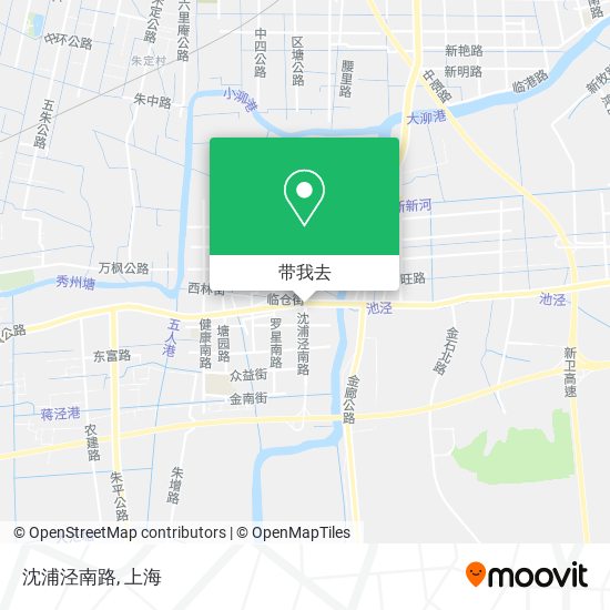 沈浦泾南路地图