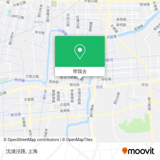 沈浦泾路地图