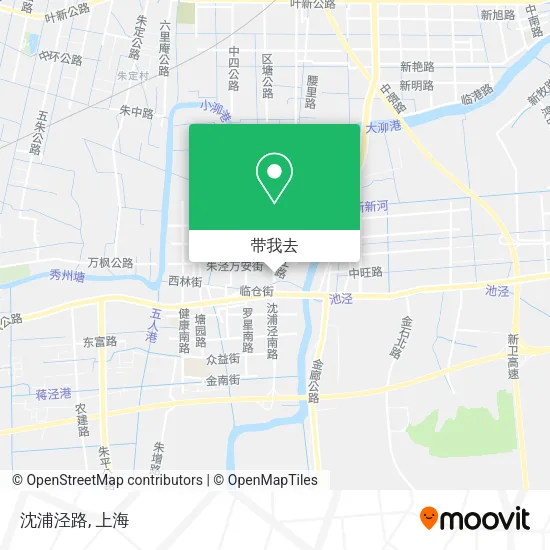 沈浦泾路地图