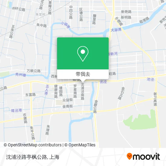 沈浦泾路亭枫公路地图