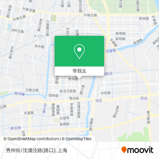 秀州街/沈浦泾路(路口)地图