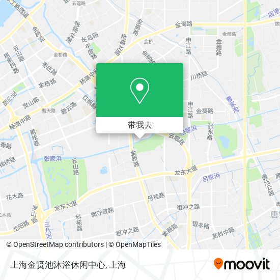 上海金贤池沐浴休闲中心地图