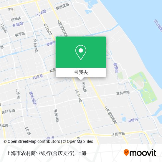 上海市农村商业银行(合庆支行)地图