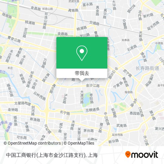 中国工商银行(上海市金沙江路支行)地图