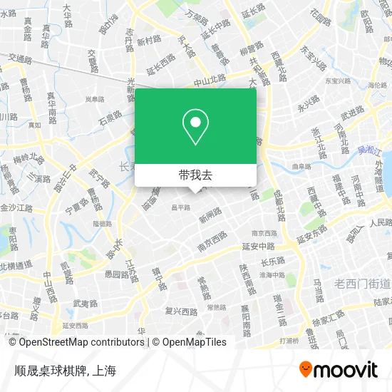 顺晟桌球棋牌地图