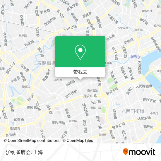 沪纺雀牌会地图