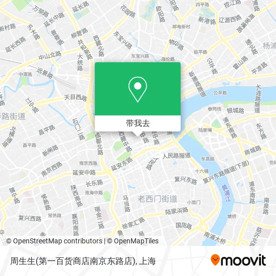周生生(第一百货商店南京东路店)地图