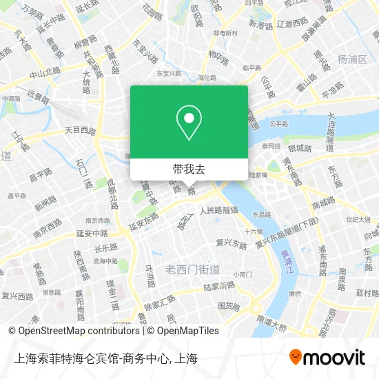 上海索菲特海仑宾馆-商务中心地图