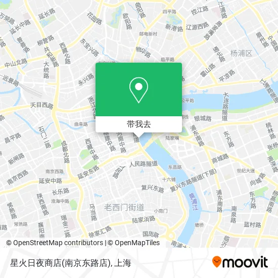星火日夜商店(南京东路店)地图