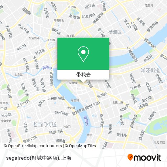 segafredo(银城中路店)地图