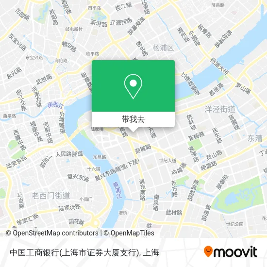 中国工商银行(上海市证券大厦支行)地图