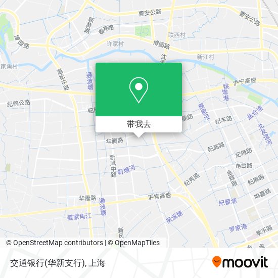 交通银行(华新支行)地图