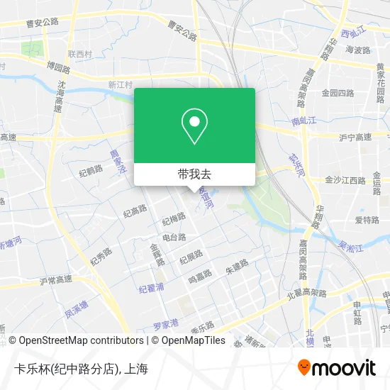 卡乐杯(纪中路分店)地图
