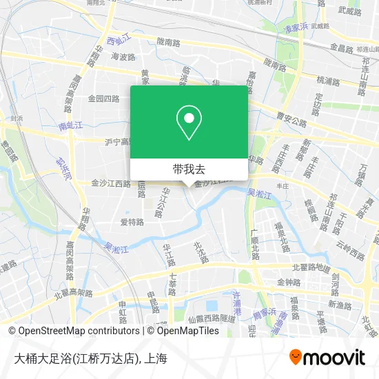 大桶大足浴(江桥万达店)地图
