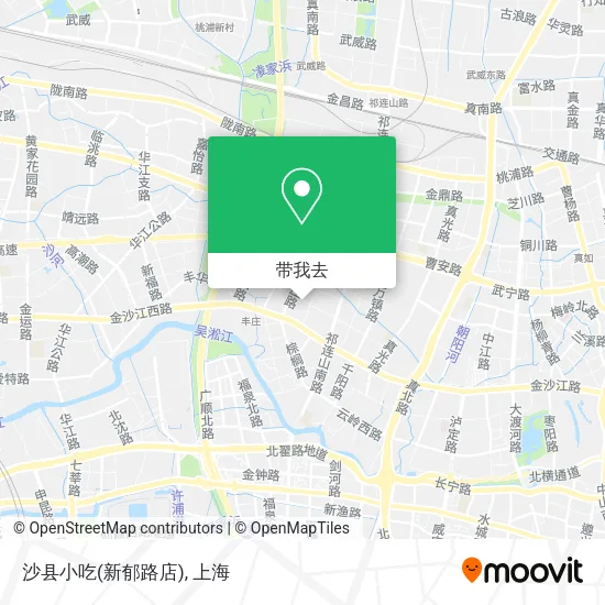 沙县小吃(新郁路店)地图