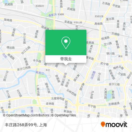 丰庄路268弄99号地图