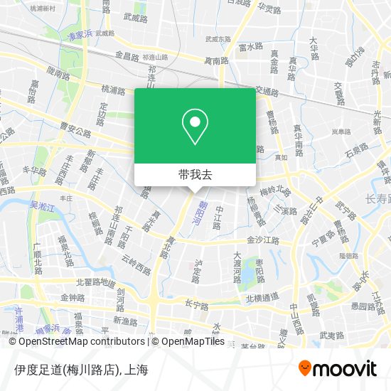 伊度足道(梅川路店)地图