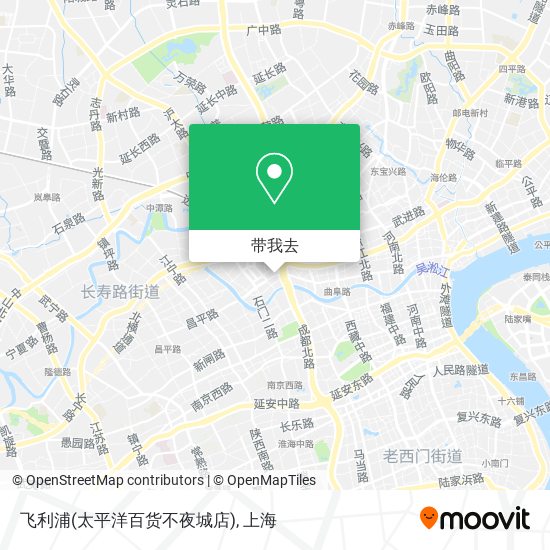 飞利浦(太平洋百货不夜城店)地图