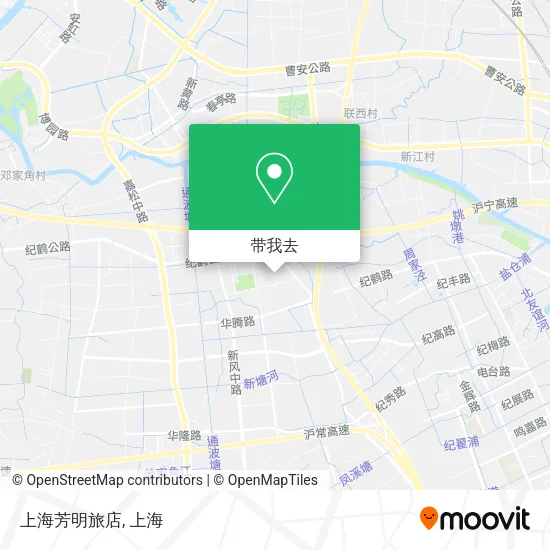 上海芳明旅店地图