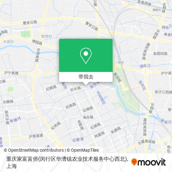 重庆家富富侨(闵行区华漕镇农业技术服务中心西北)地图