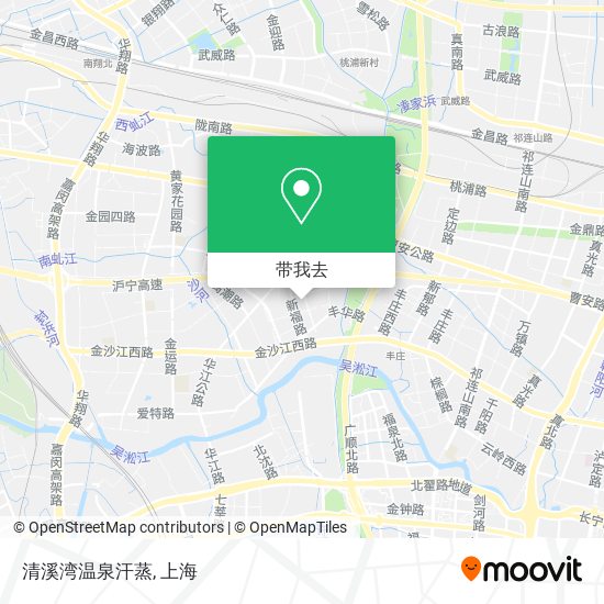 清溪湾温泉汗蒸地图