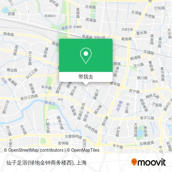 仙子足浴(绿地金钟商务楼西)地图