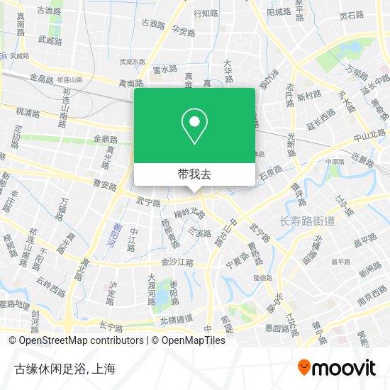 古缘休闲足浴地图