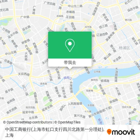 中国工商银行(上海市虹口支行四川北路第一分理处)地图