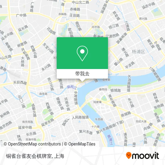 铜雀台雀友会棋牌室地图