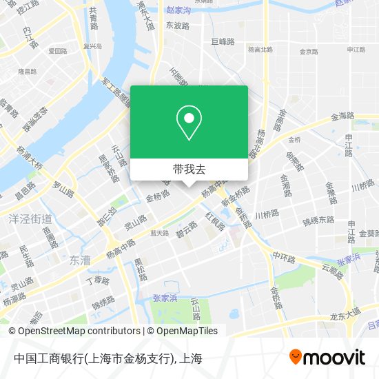 中国工商银行(上海市金杨支行)地图