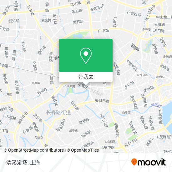 清溪浴场地图